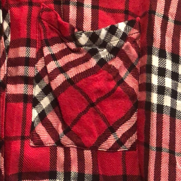 Rails Flannel Short Red and White Medium - Picture 5 of 5